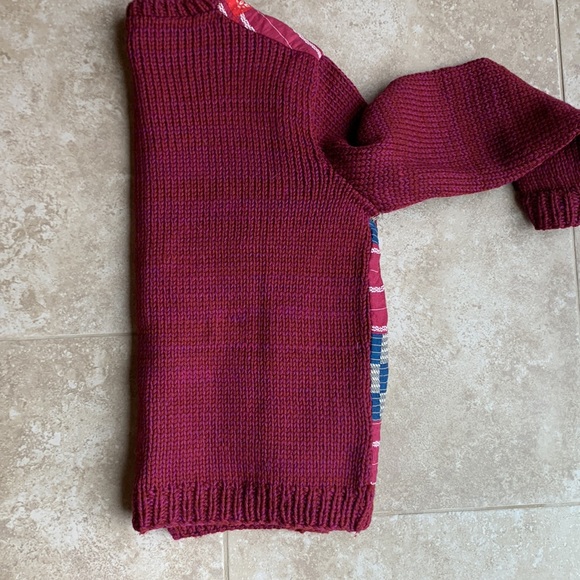 Vintage handknit quilted cardigan - Picture 6 of 8